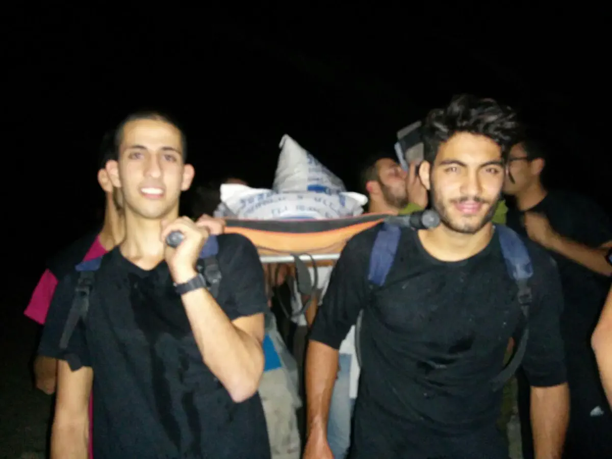 התלמידים במהלך הטיול