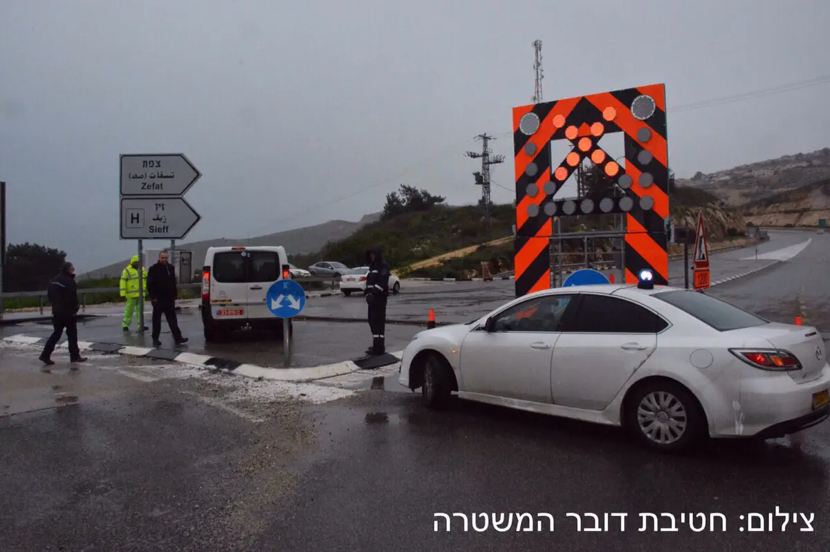 הכניסה לצפת נחסמה