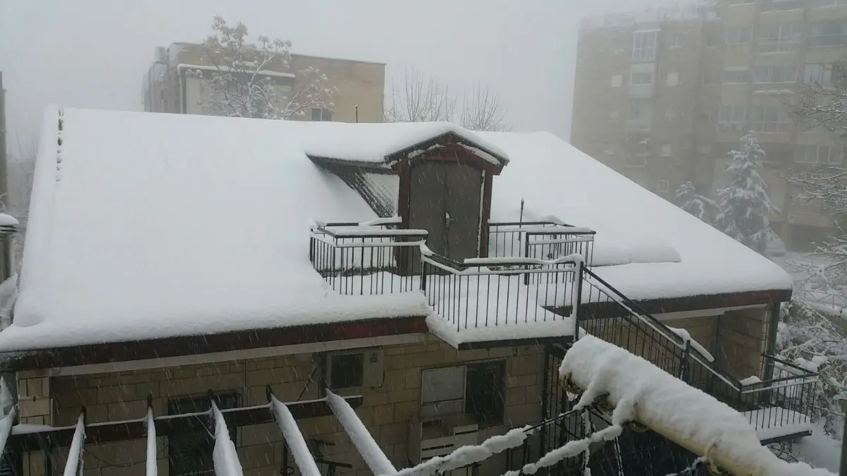 שלג בירושלים