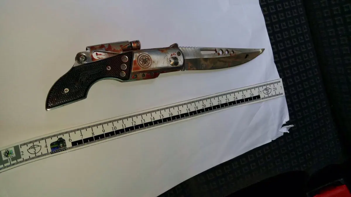 הסכין ששימשה את המחבלים