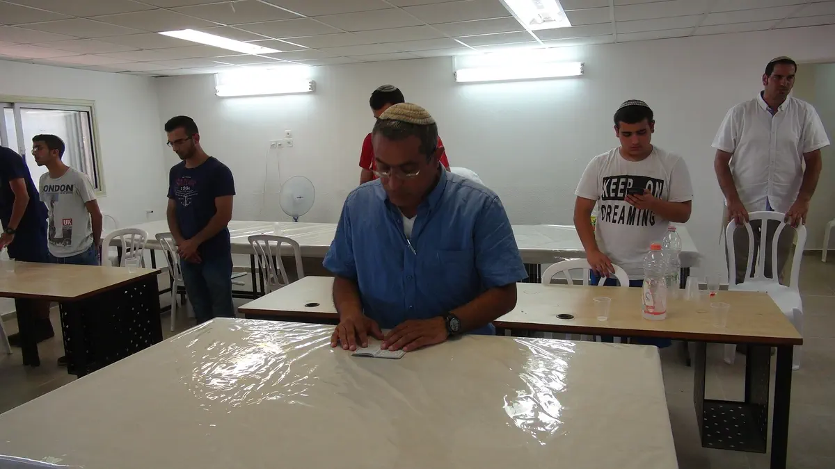 תפילה ראשונה במכינה