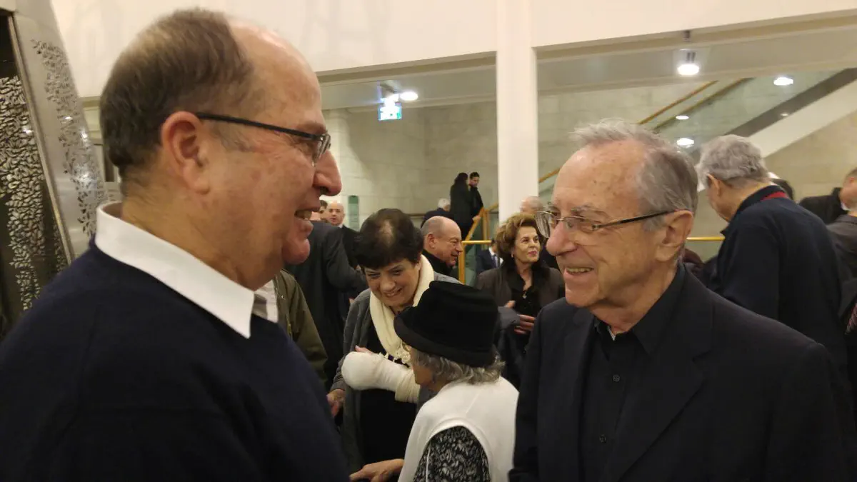 שר הביטחון משה יעלון ביום הולדתו של משה ארנס