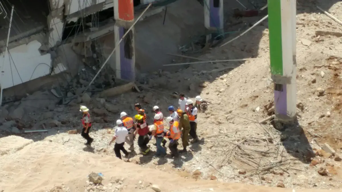 פינוי פצוע מזירת האירוע