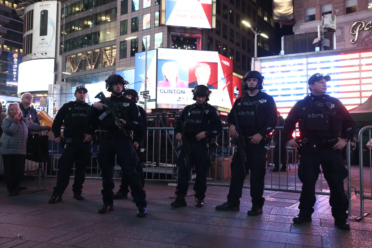 כוחות משטרה בטיימס סקוור