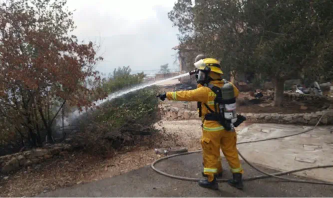 כוחות הכיבוי בנטף