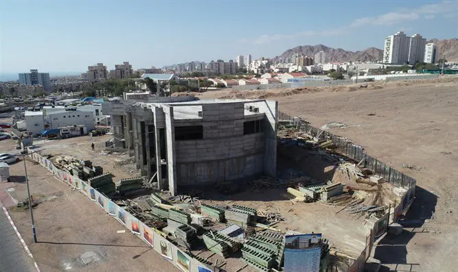 הושלמה בניית השלד של הישיבה באילת
