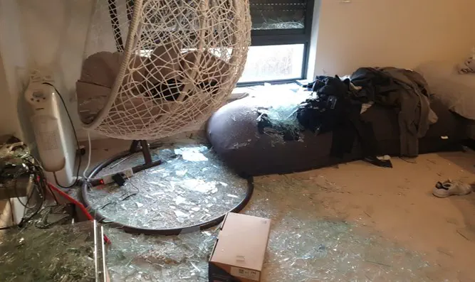 Hezki Baruch House struck by rocket: After a loud boom, everything shattered