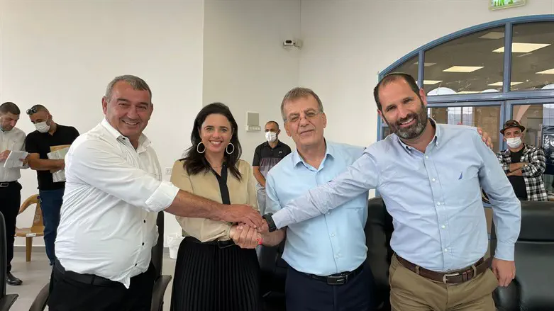 צילום: דוברות שקד הכריזה: עיר דרוזית ראשונה בישראל