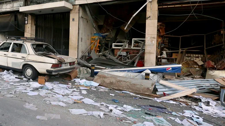 צפו: גל תקיפות נוסף בביירות