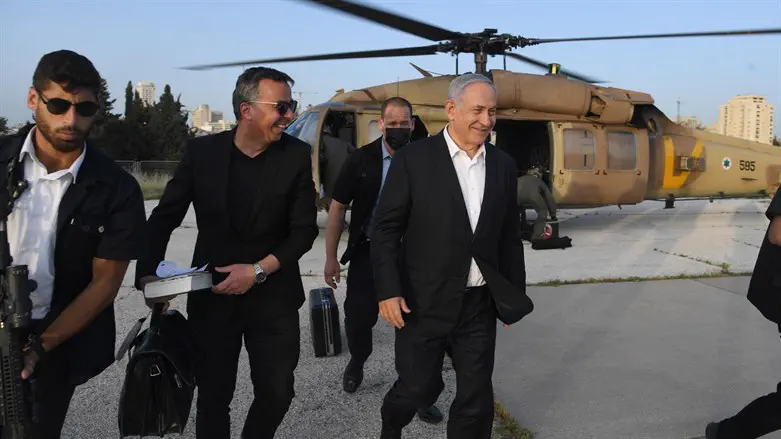 צילום: דוברות אשר חיון מסיים את תפקידו עם בנימין נתניהו