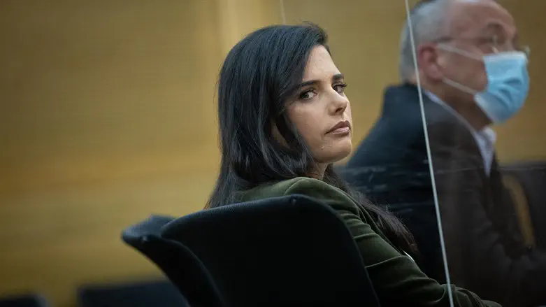 צילום: Yonatan Sindel/Flash90 התנועה לאיכות השלטון נגד איילת שקד