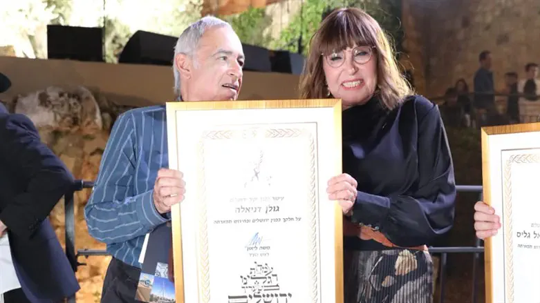 צילום: אברהם קטנוב הרבנית דניאלה גולן זכתה באות יקיר ירושלים
