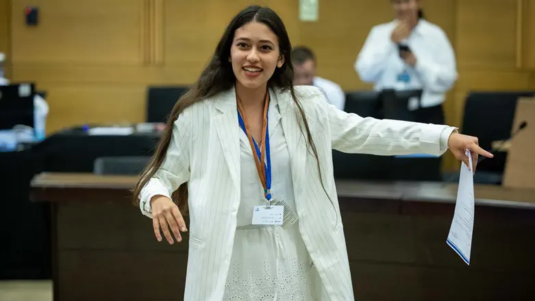 Yonatan Sindel/Flash90 TikTok star-turned party leader: Media hates me