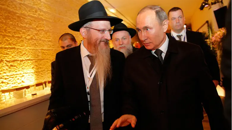 Mevaser Tov - Moscow Putin's message to Russian Jews for Passover