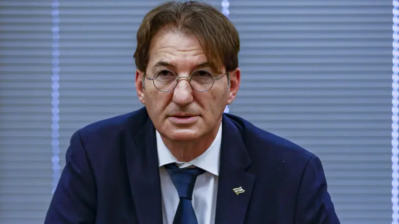 צילום: Olivier Fitoussi/Flash90 מפגיני שמאל התפרצו על ביסמוט בטקס זיכרון