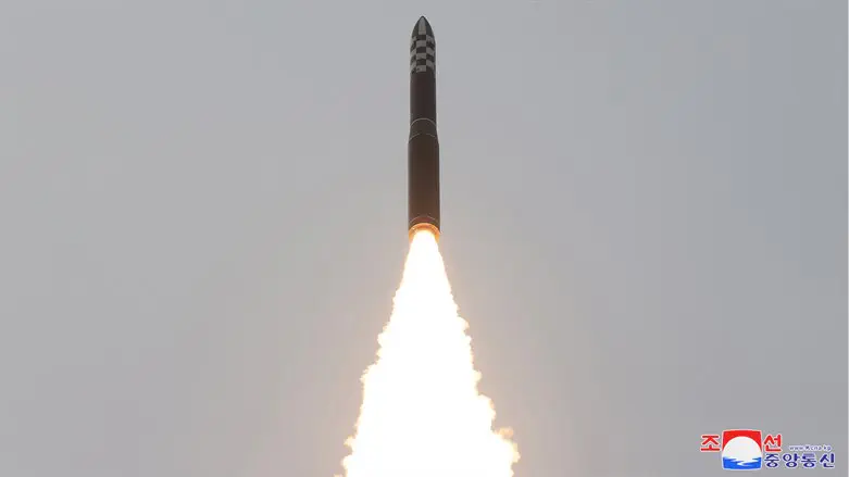 KCNA via REUTERS North Korea launches projectile