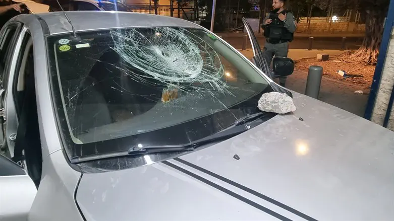 צילום: באדיבות המצלם כלתו של אריה קינג נפצעה בפיגוע אבנים