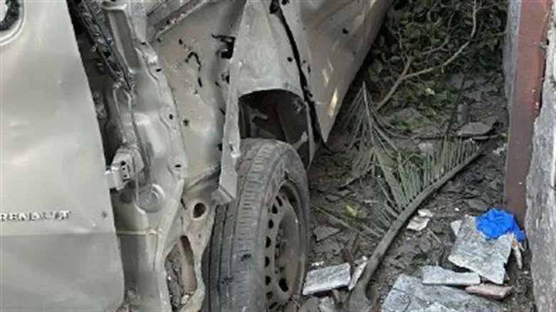 צילום: עיריית שדרות מטח לשדרות: פצוע בינוני ו-5 פגיעות ישירות