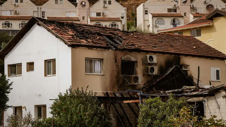 Eyal Margolin, Flash 90 Hezbollah launched cluster missile at Israel