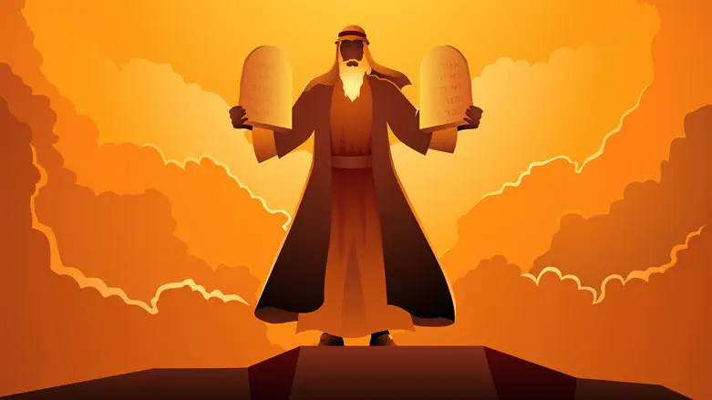 Hashem gave Moses the Two Tablets of Testimony