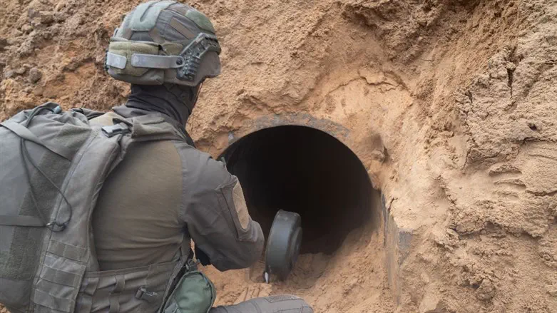 IDF eliminates nine terrorists in Gaza tunnel shaft