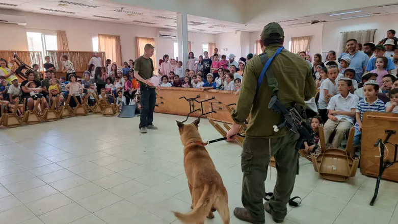 Exhibition for repatriated evacuees near Gaza