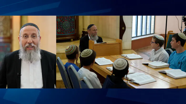 Rabbi Rimon learns Mishnayot with bereaved children | Israel National News