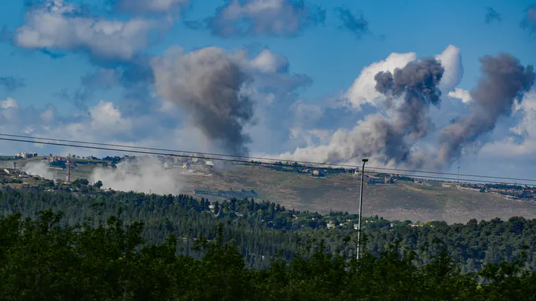 Ayal Margolin/Flash90 IDF strikes Hezbollah weapons caches in southern Lebanon