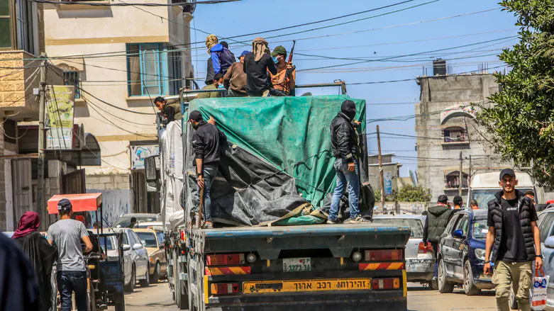 Abed Rahim Khatib/Flash90 Oct. 7 terrorist caught driving Gaza aid truck