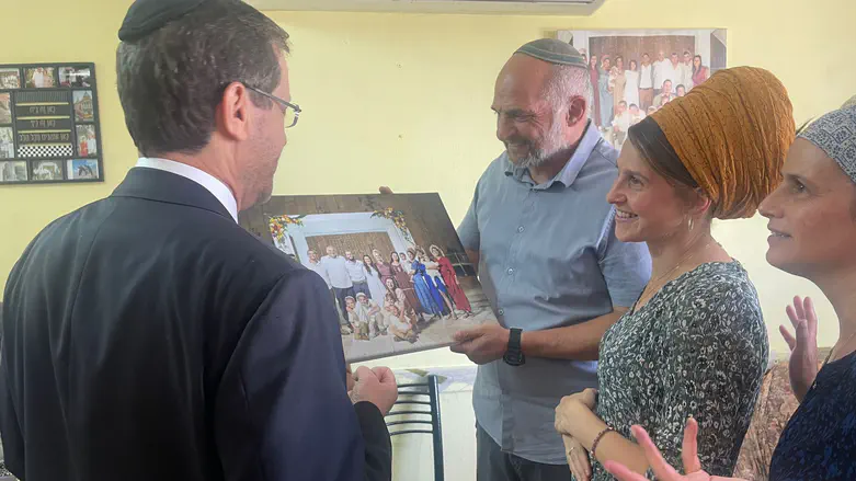 נשיא המדינה נפגש עם משפחת ליבמן