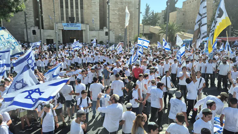Live: Thousands gather for Jerusalem Day Flag March | Israel National News