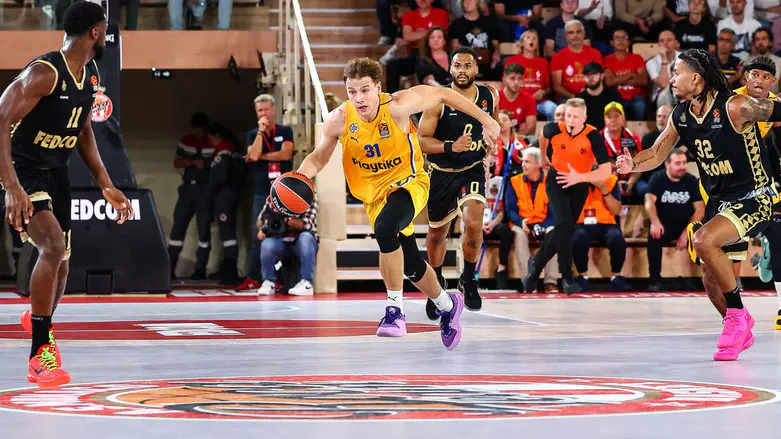 צילום: AS Monaco Basket מכבי תל אביב גברה על אליצור נתניה