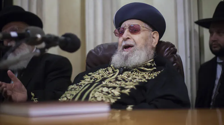 צילום: יונתן סינדל, פלאש 90 הסיפור המטלטל על הרב עובדיה יוסף זצ"ל
