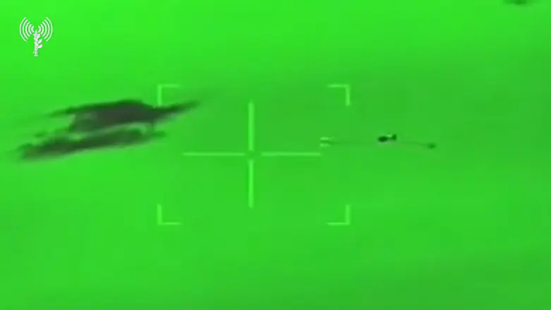 תיעוד: יירוט כטב"ם שחדר לישראל