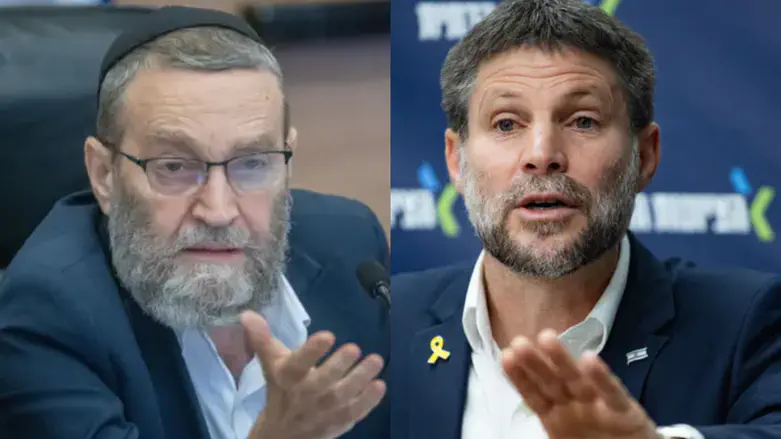 צילום: יונתן זינדל וחיים גולדברג, פלאש 90 "גוזר את דינם": גפני תוקף את סמוטריץ'