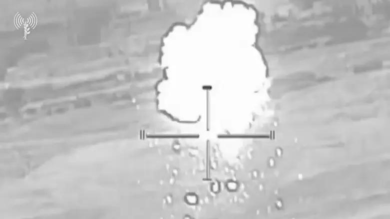 IDF publishes footage of UAV interception