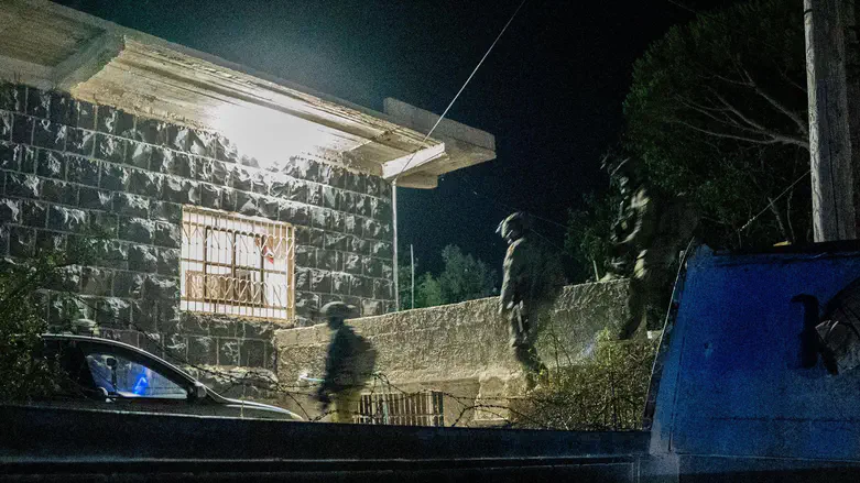 IDF troops confiscate weapons in southern Syria