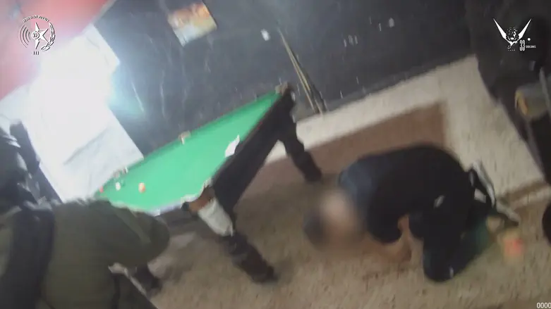 Watch: Terrorists arrested while enjoying leisure activity in Ramallah