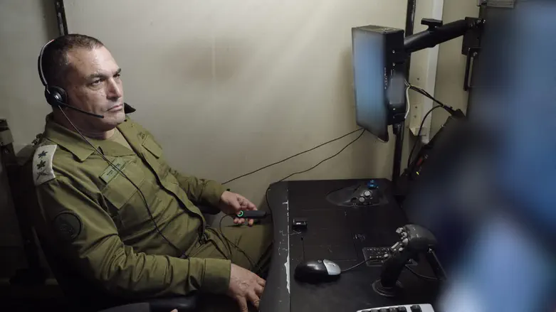 IDF chief observes ground troops in Gaza City with UAV operators