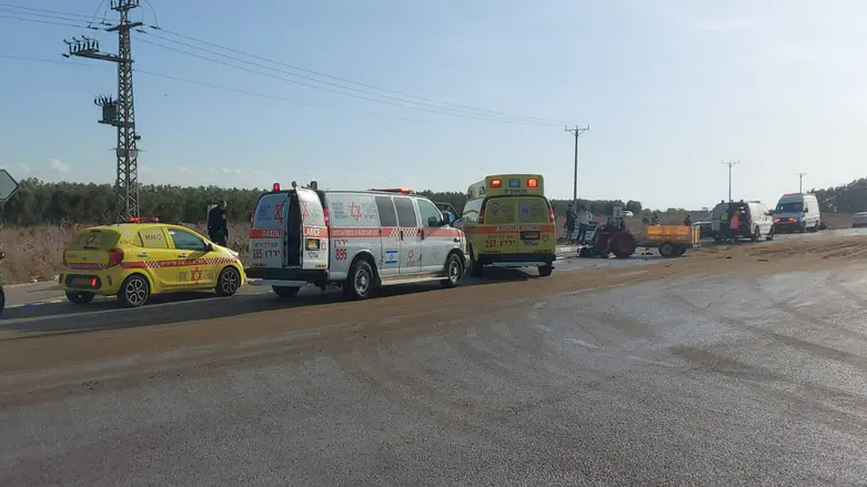 הרוג וארבעה פצועים בתאונה סמוך לאבני איתן