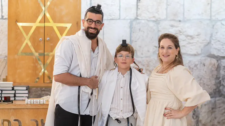 צילום: עטרת גרסטל רגע מרגש במשפחת בן ארי