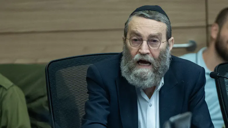 Gafni: The Draft Law is just an excuse to bring down the government