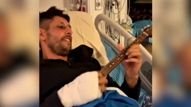 צילום: מתוך הקליפ עידן עמדי מצדיע: "לא נשבר"