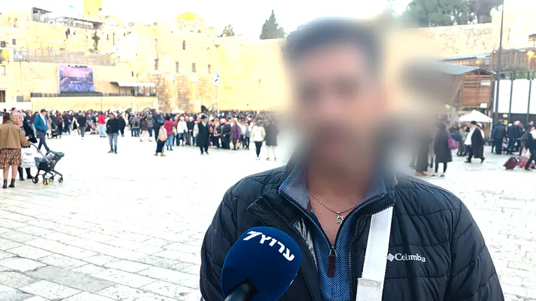 צילום: ערוץ 7 Боец, раненный в Сирии, «замкнул круг» у Западной Стены