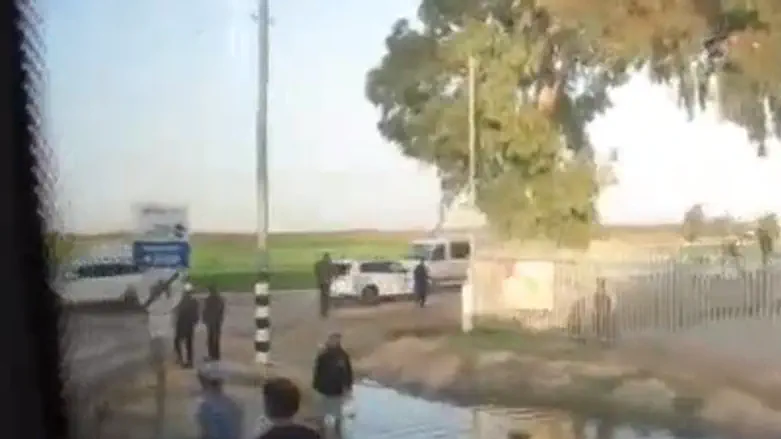 צילום: ללא קרדיט Footage of ramming near protest raises serious questions