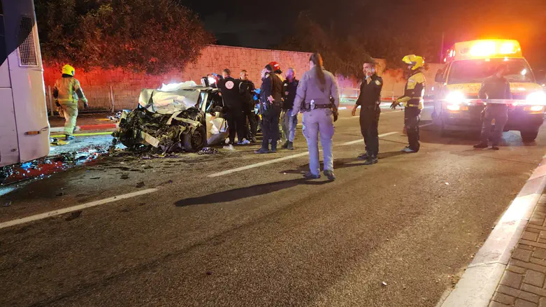 צילום: תיעוד מבצעי מד"א רצח משולש בשרון