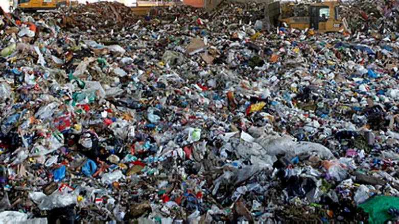 Streets paved with garbage