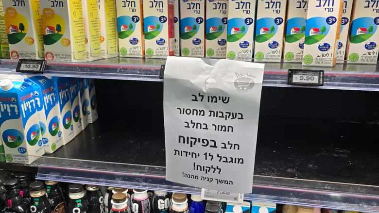 מדפים ריקים והגבלת רכישה; סמוטריץ' תוקף