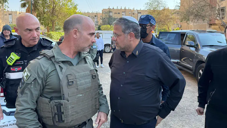 צילום: דוברות בן גביר בבאר שבע: היה כאן נס פורים