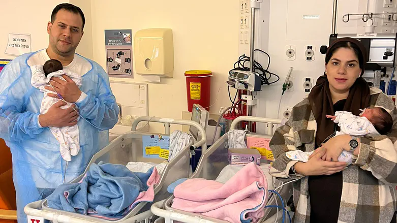 מתי פגשתם תאומים בפגיה בזמן אזעקה?